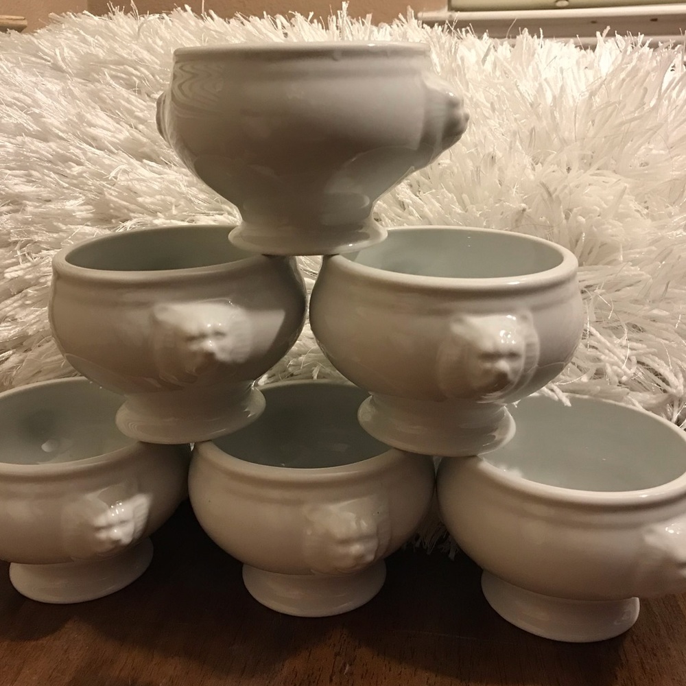 Over & Back Lion's Head Onion Soup Bowls 🦁